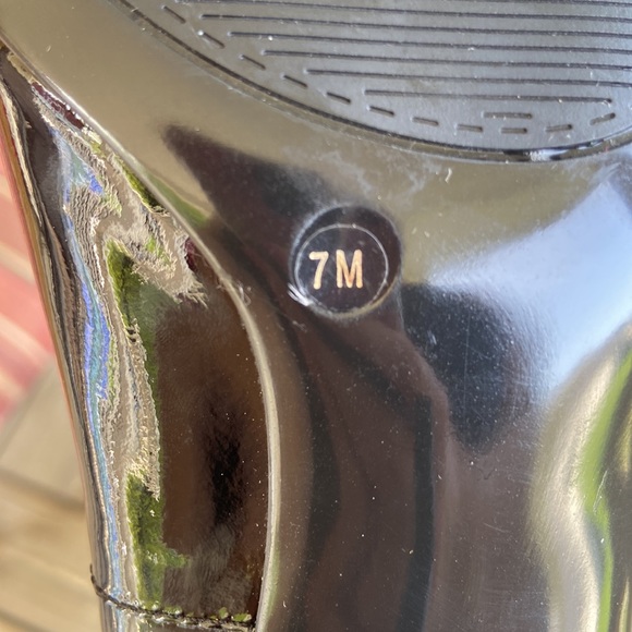 NWOT Antonio Melani ODETAH Black Patent Leather Heels Pumps Womens Shoes Size 7M - Picture 7 of 7